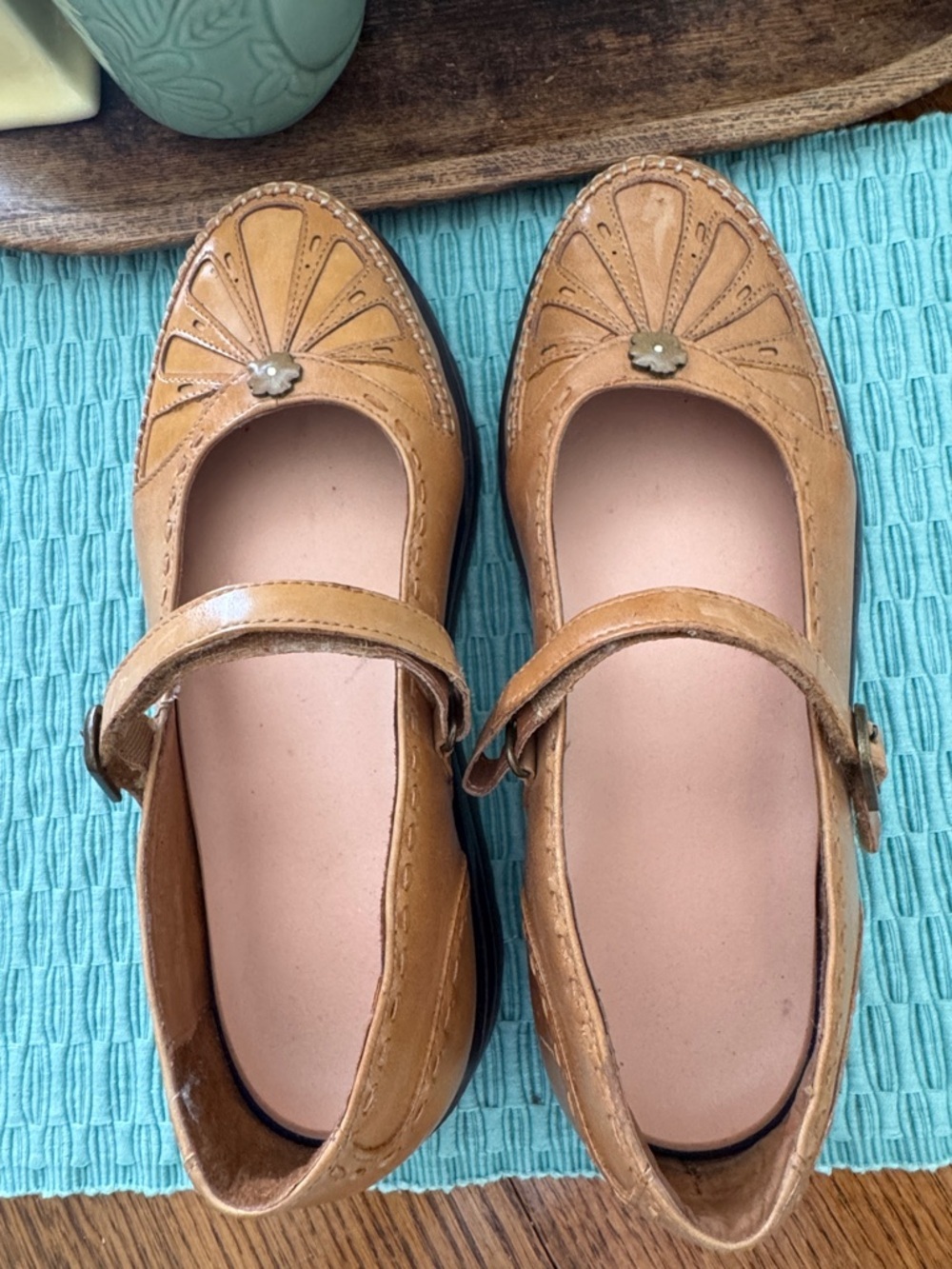 Dr Comfort Paradise Leather Velcro Mary Jane Comfort Shoe  - Size 8.5W - Picture 5 of 5